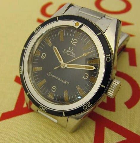 omega seamaster 300 gold bezel|Omega Seamaster bezel insert.